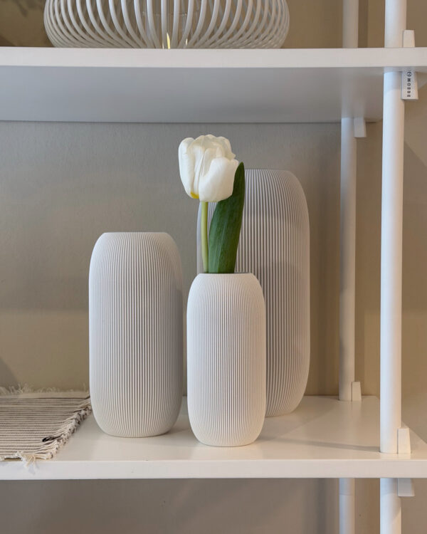 Lyft Vase Small, White