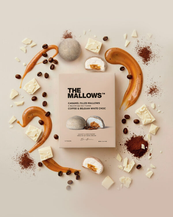 the mallows, caramel-coffee