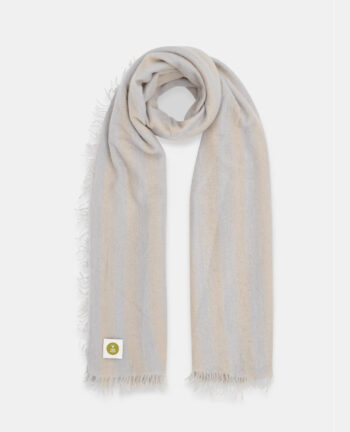 SCHAL STRIPE grey-beige