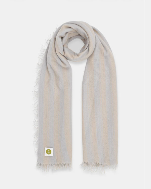 SCHAL STRIPE grey-beige
