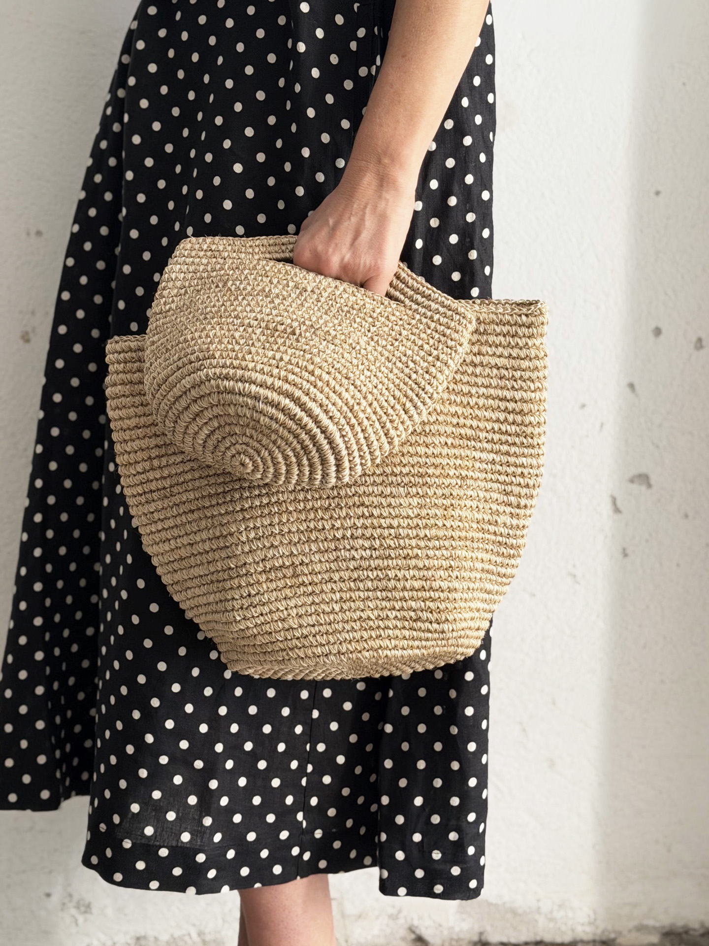 besonders_nordic_crochet_basket_5 Nordic Crochet Basket natural, small