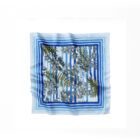 Seidentuch, Royal Blue Striped