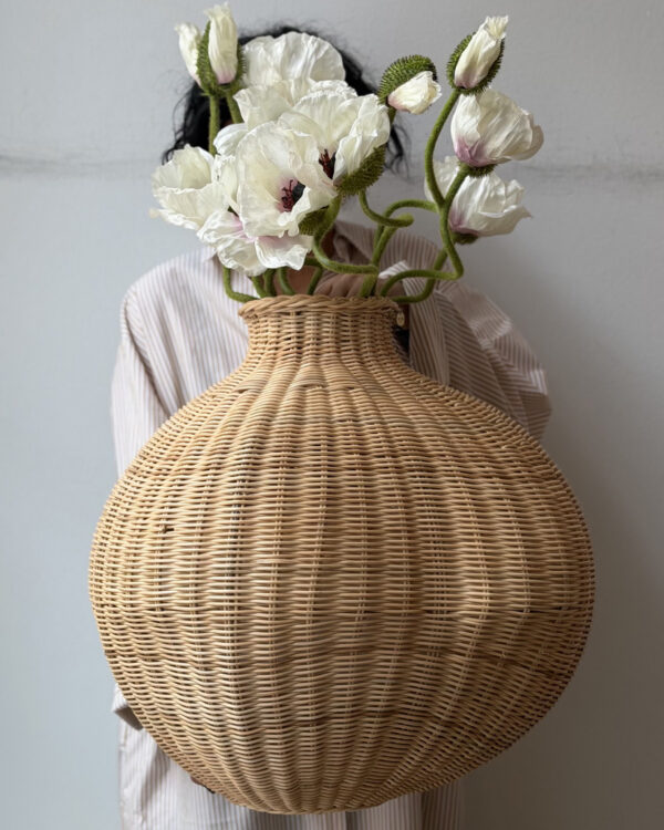 Bola Vase, Natural
