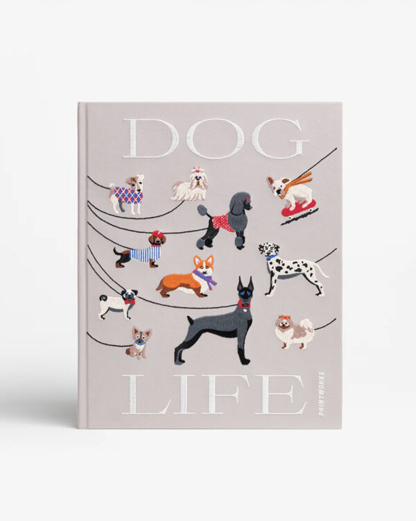 Fotoalbum, DOG LIFE bestickt