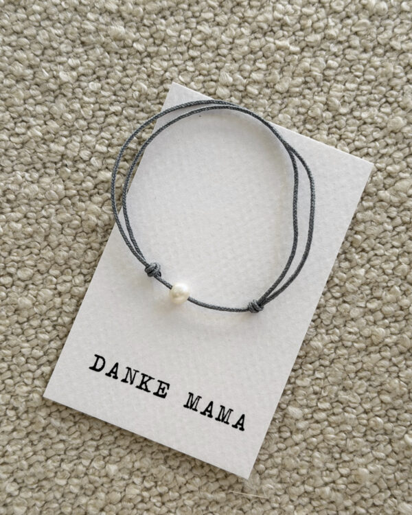 FLOAT Pearl Bracelet, grey