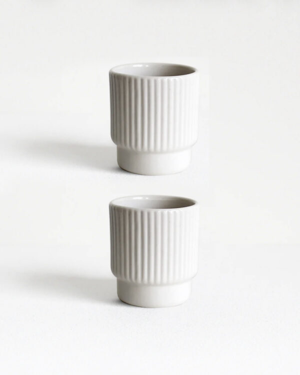 Rilla Espresso Set, White