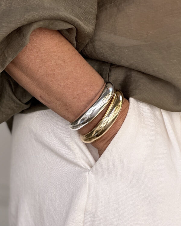 FLOW Bracelet, Brass