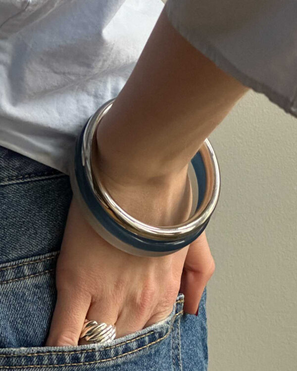 SOL Bangle, Silver