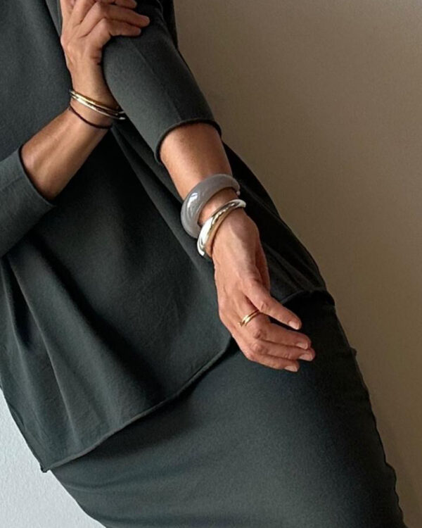 FLOW Bracelet, light grey