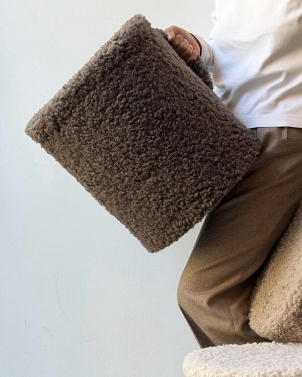 Hocker TEDDY mit Stauraum, Espresso