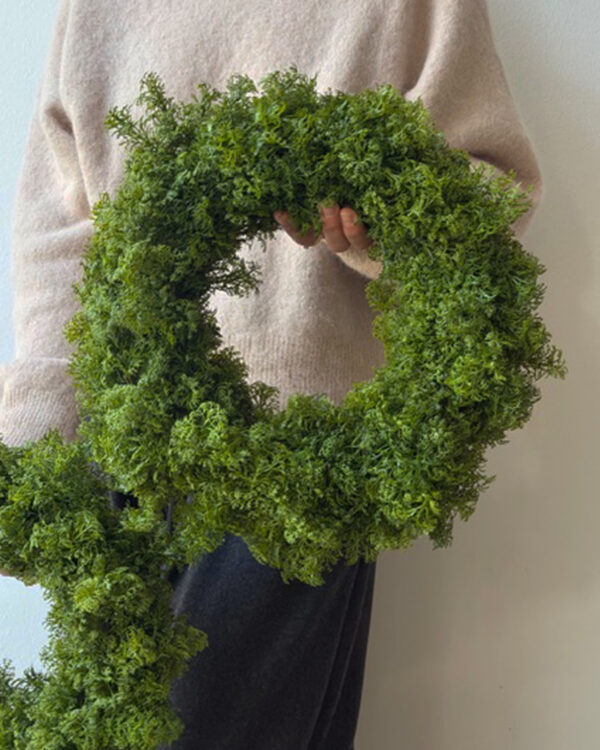 Natural green Kranz, 35cm