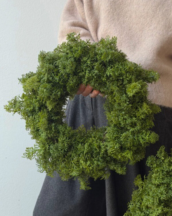 Natural green Kranz, 25cm